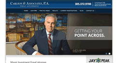 Desktop Screenshot of carlson-law.net